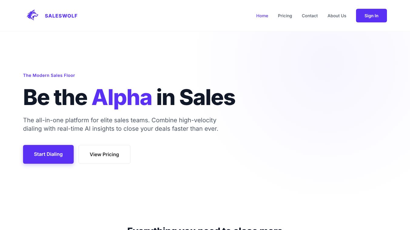 Saleswolf AI