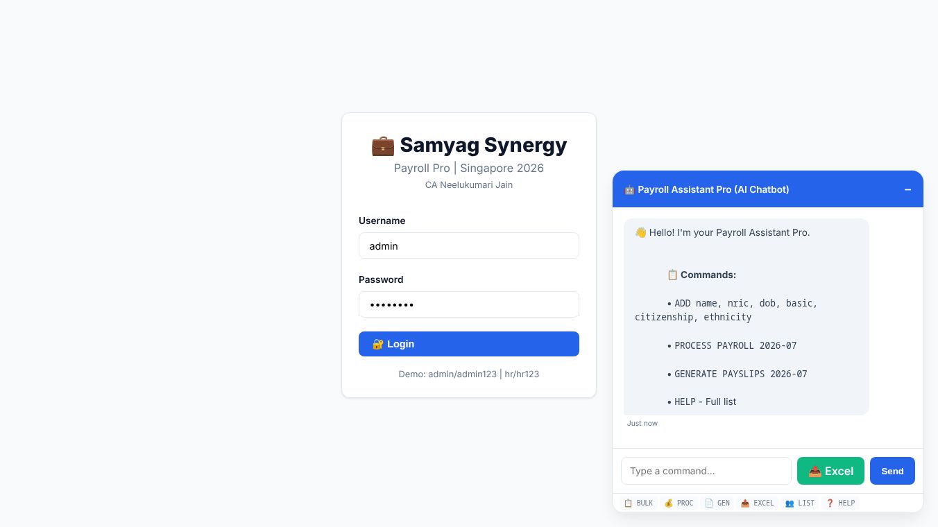 Samyag Synergy Payroll