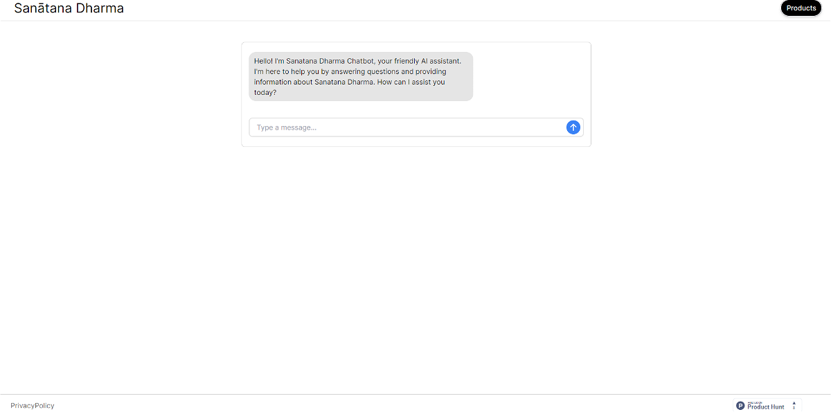 Sanātana Dharma Chatbot