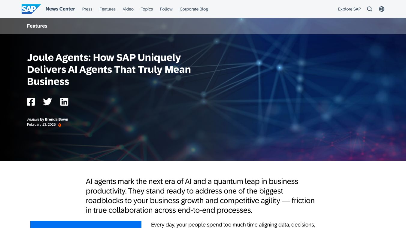 SAP Joule Agents