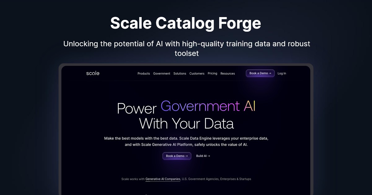 Scale Catalog Forge