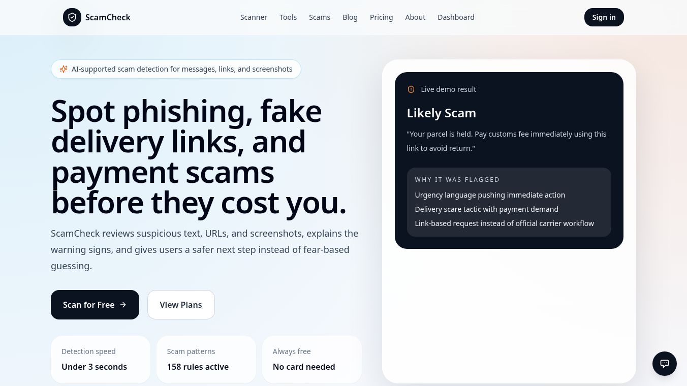 ScamCheck