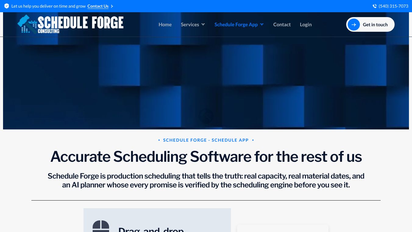 Schedule Forge