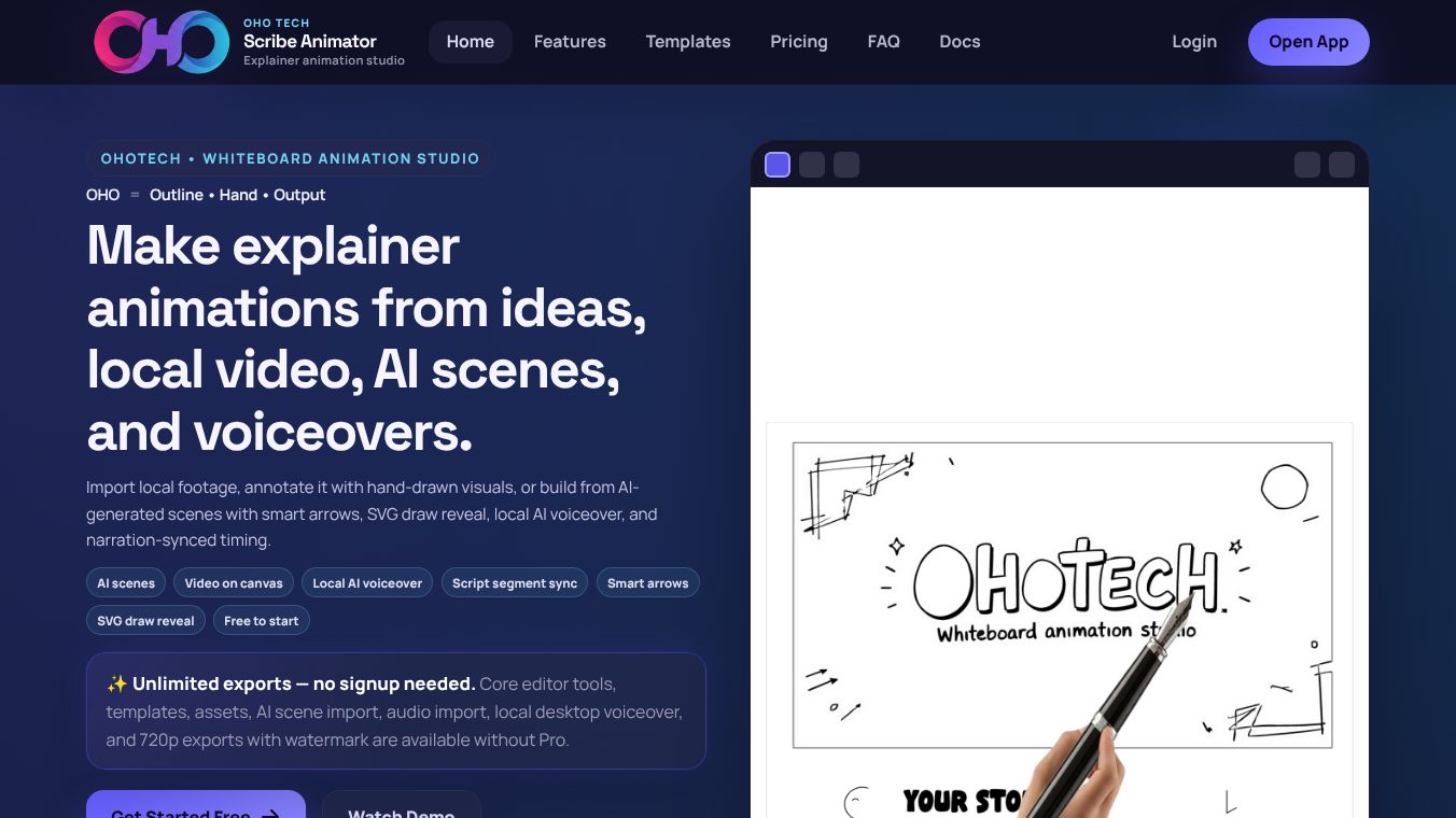 Scribe Animator: AI & Video