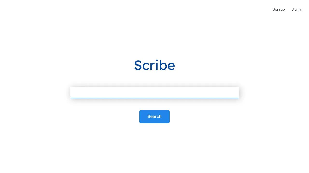 Scribe Search