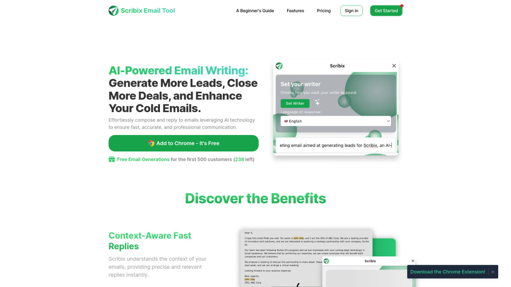 Scribix - Email Copywriting Assistant