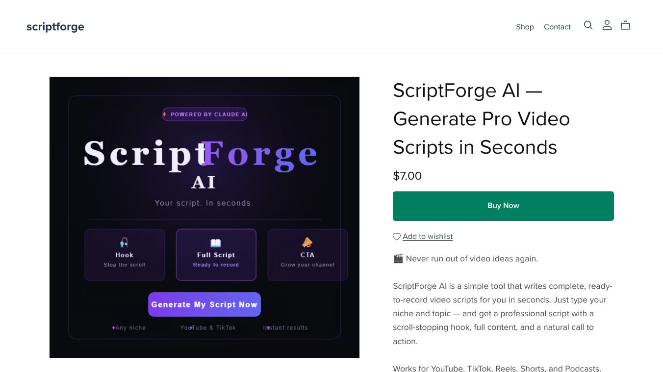 ScriptForge AI