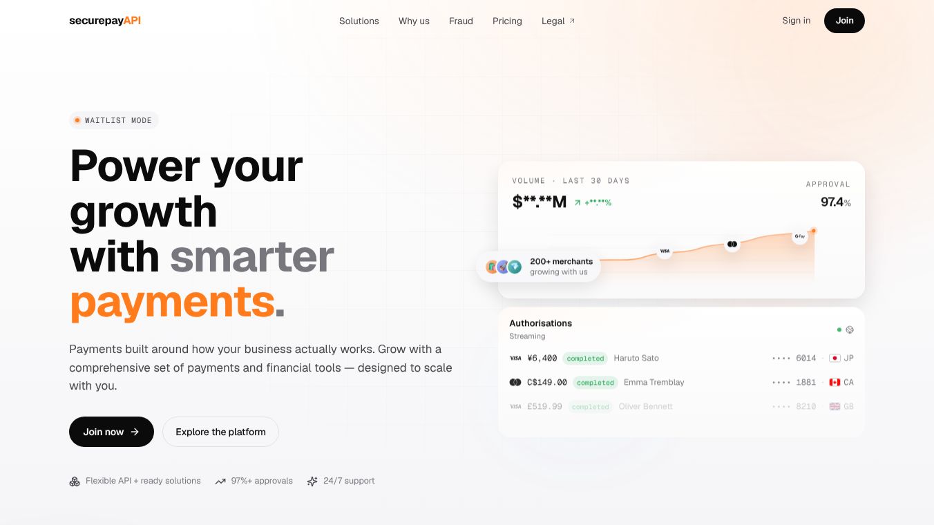 securepayAPI · Smart payment platform