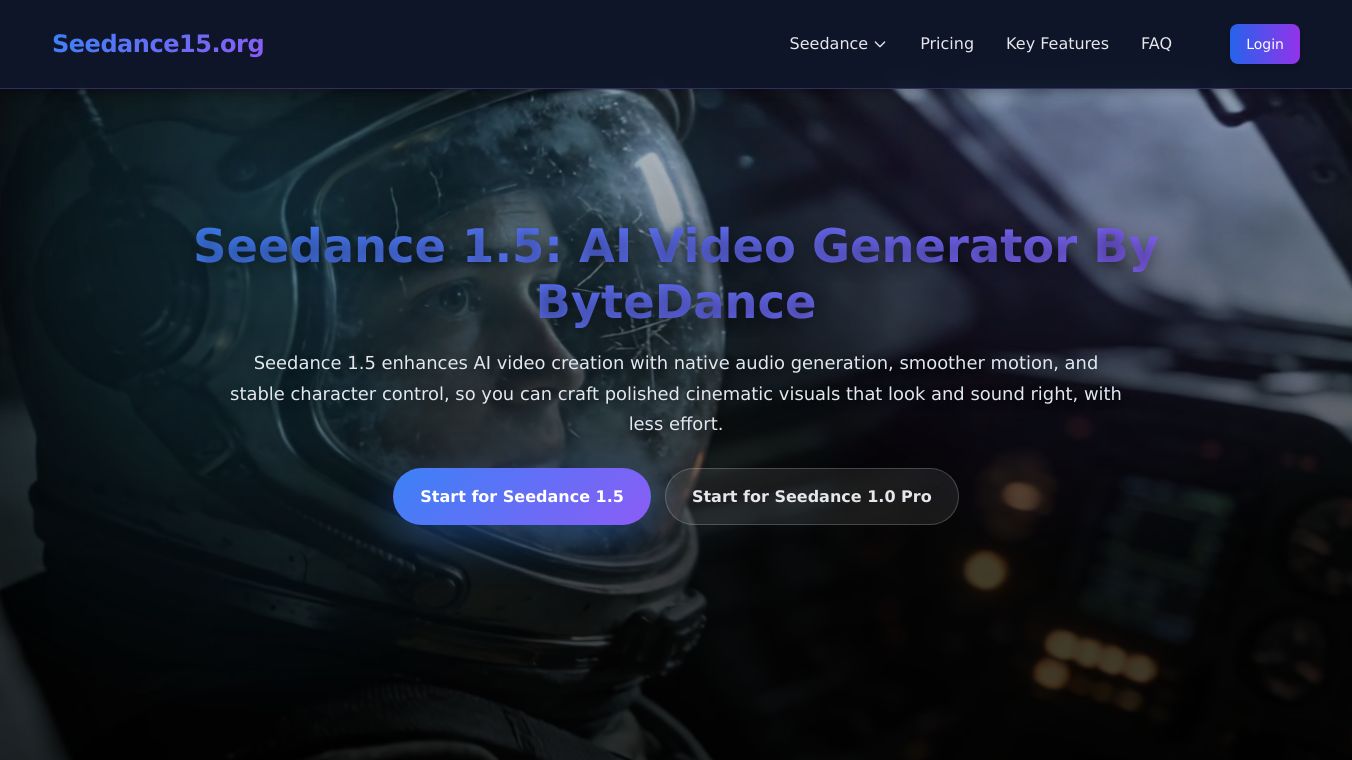 seedance 1.5 pro ai video generator