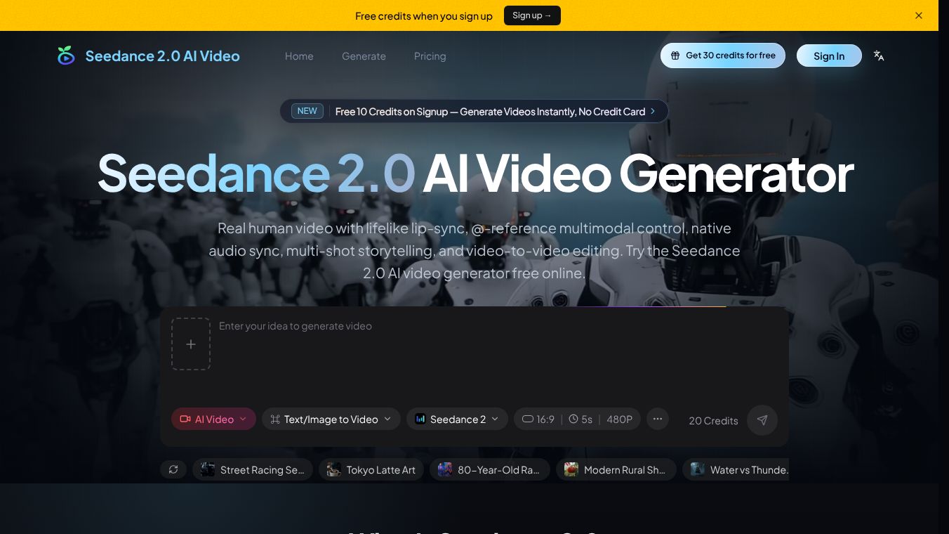 Seedance 2.0 AI Video