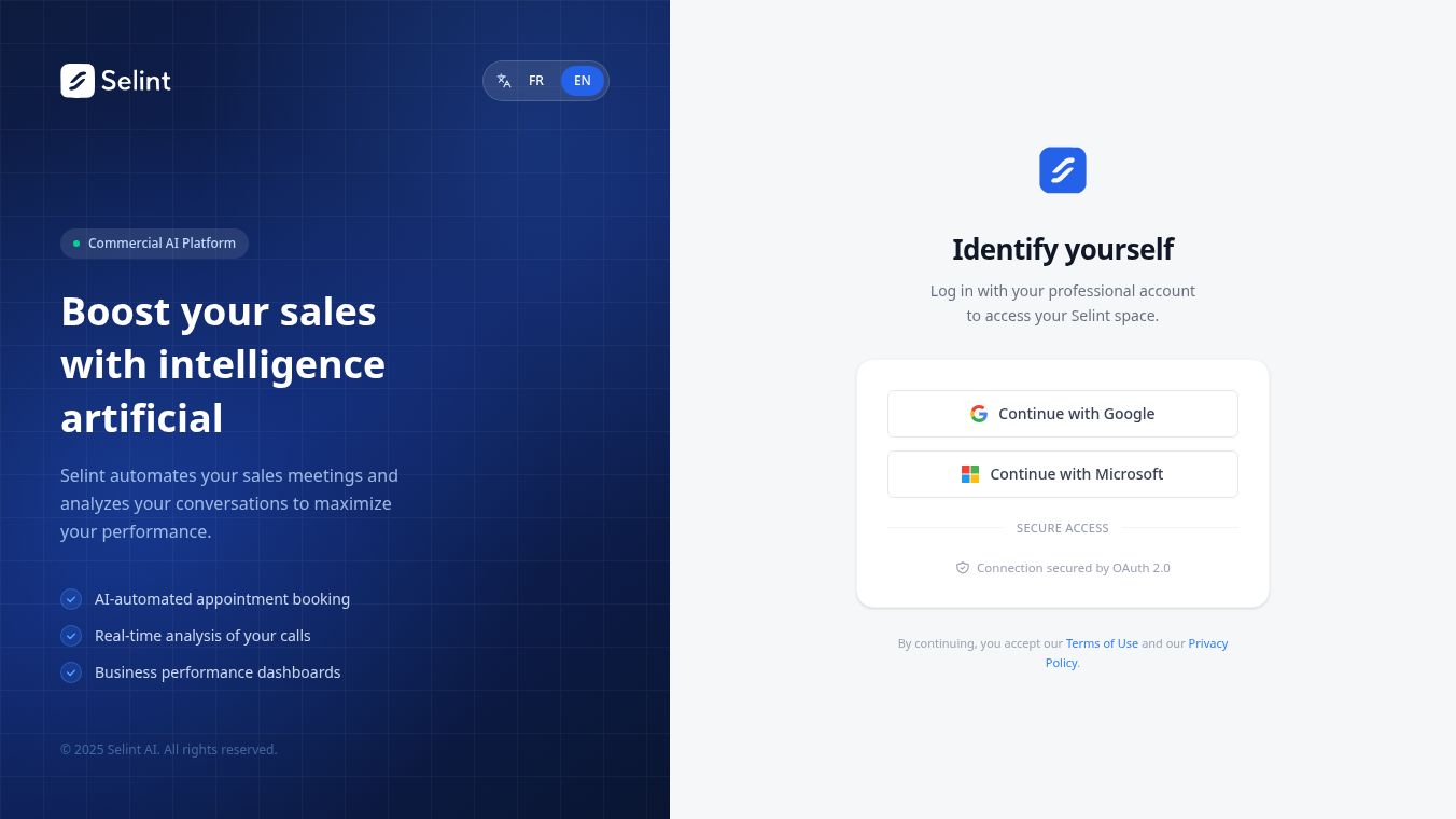 Selint - AI Co-Pilot for Sales Meetings
