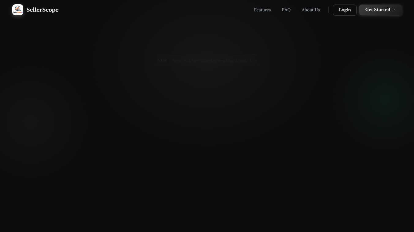 SellerScope — Order Management Dashboard