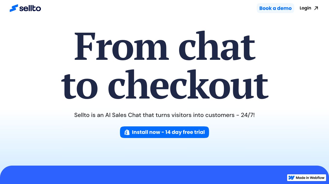 Sellto: AI Sales Chat for Shopify