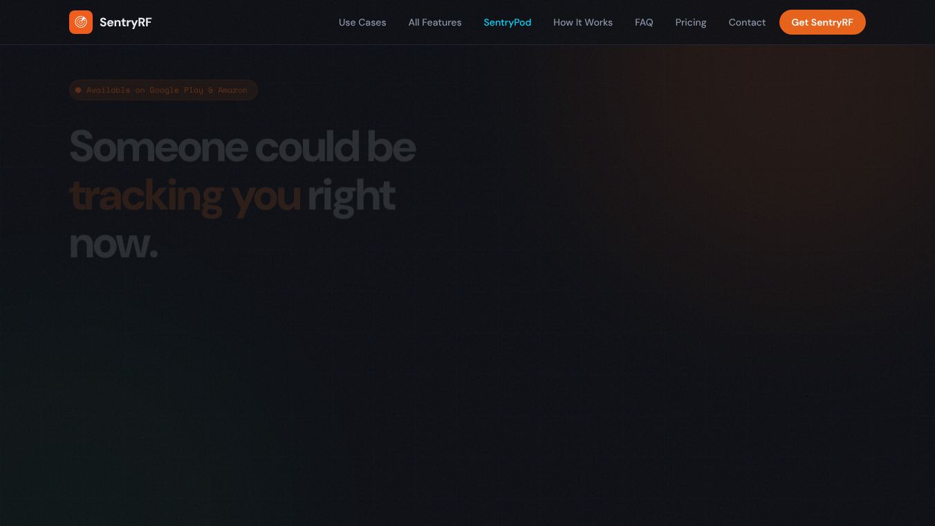 SentryRF: AI Tracker & Anti-Spy Detector