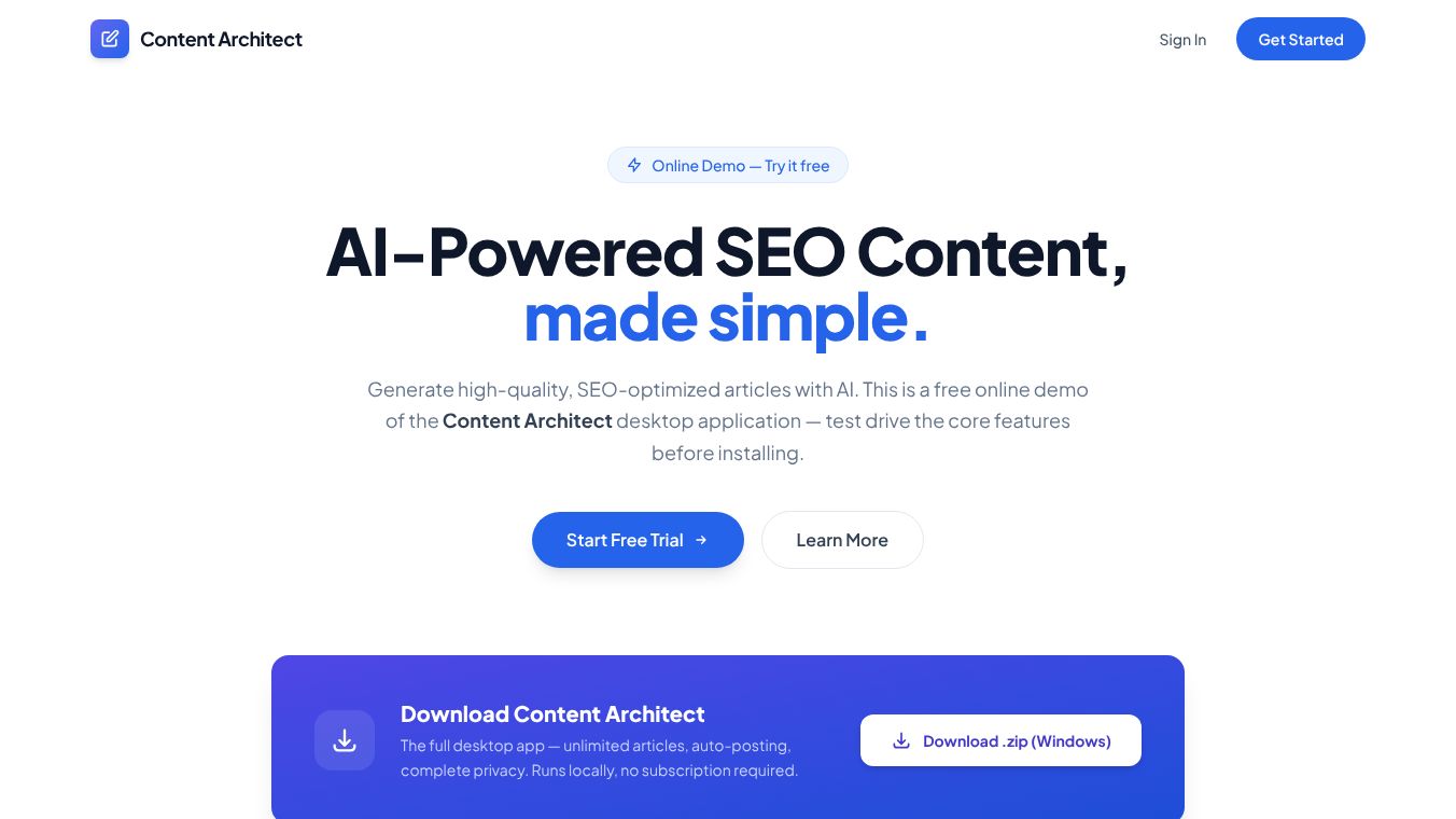 SEO Content Architect