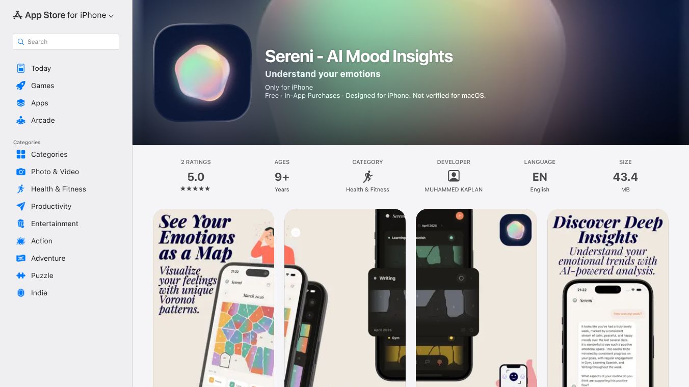 Sereni - AI Mood Insights