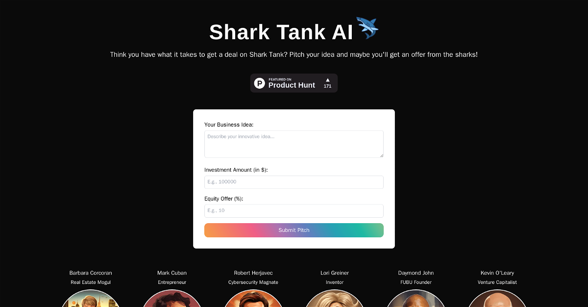 SharkTank AI