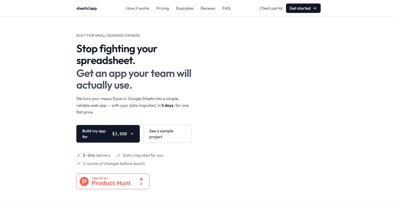 Sheets2App