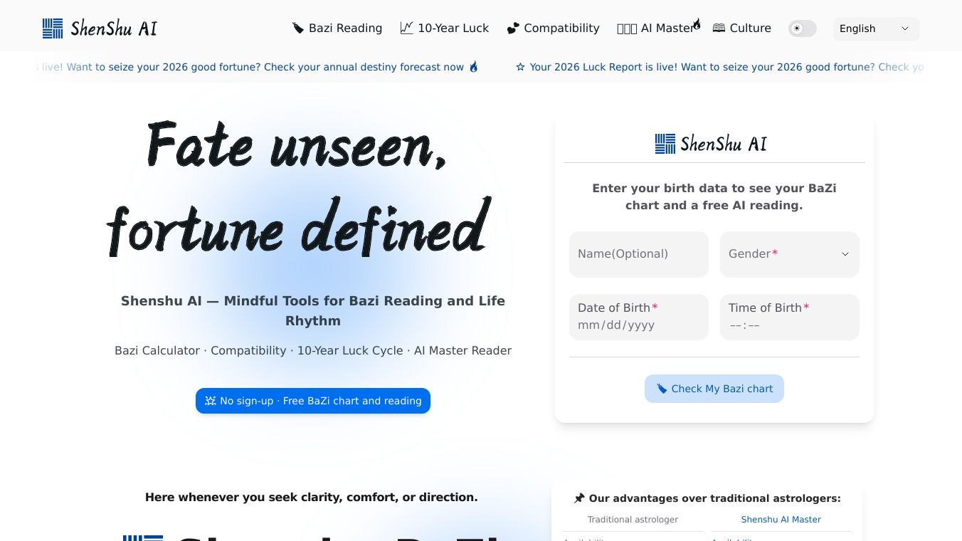 ShenShu AI: Smarter AI Fortune Master