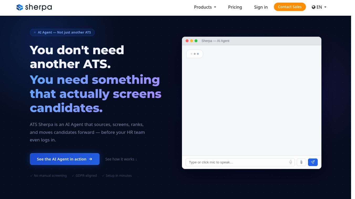 Sherpa — Your AI Recruiting Copilot