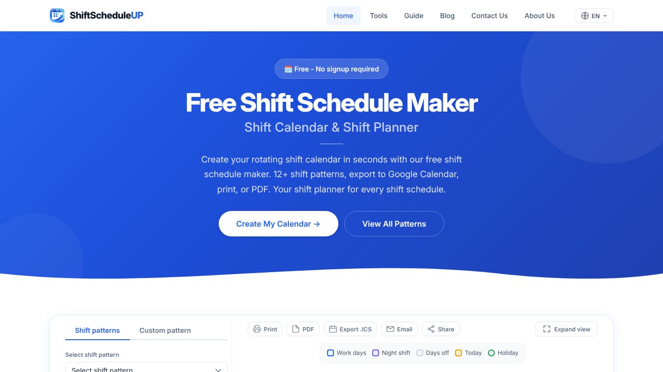 ShiftScheduleUp