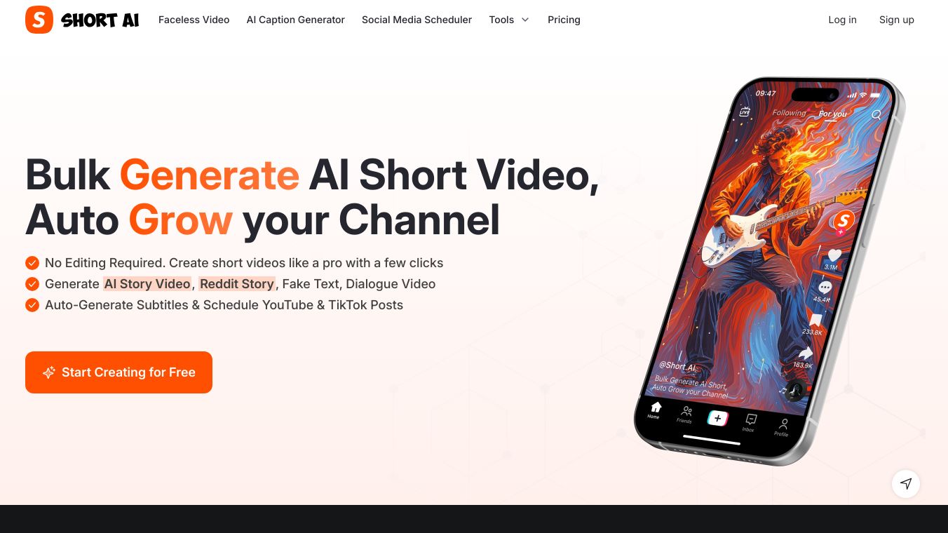 Short AI – ULTIMATE AI Shorts Generator!