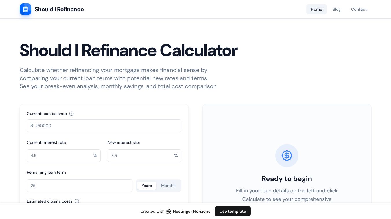 Should I Refinance