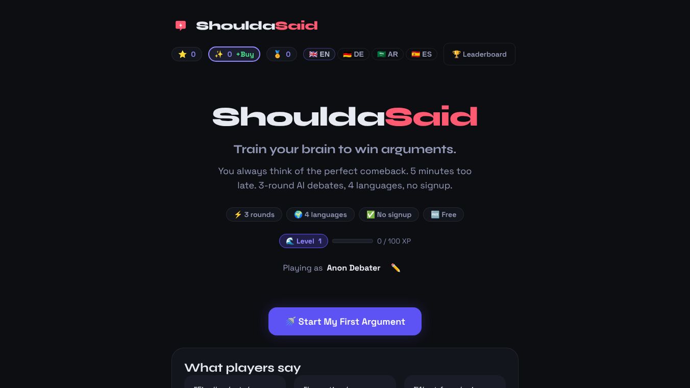 ShouldaSaid