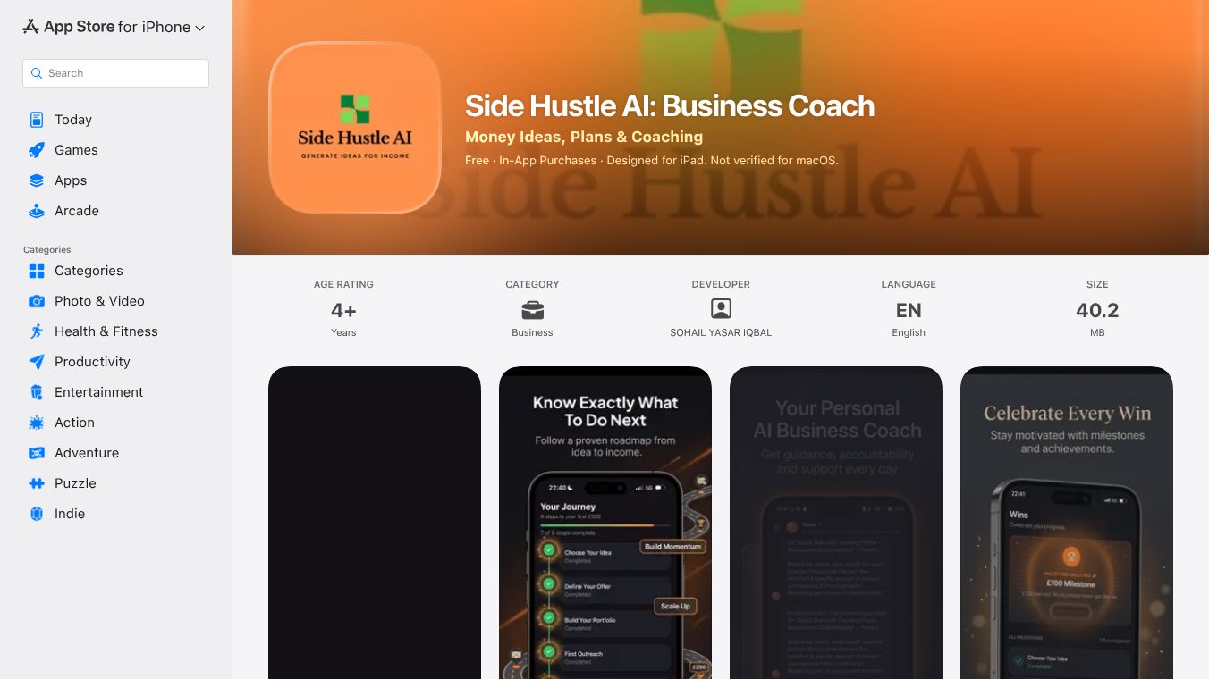Side Hustle AI Coach