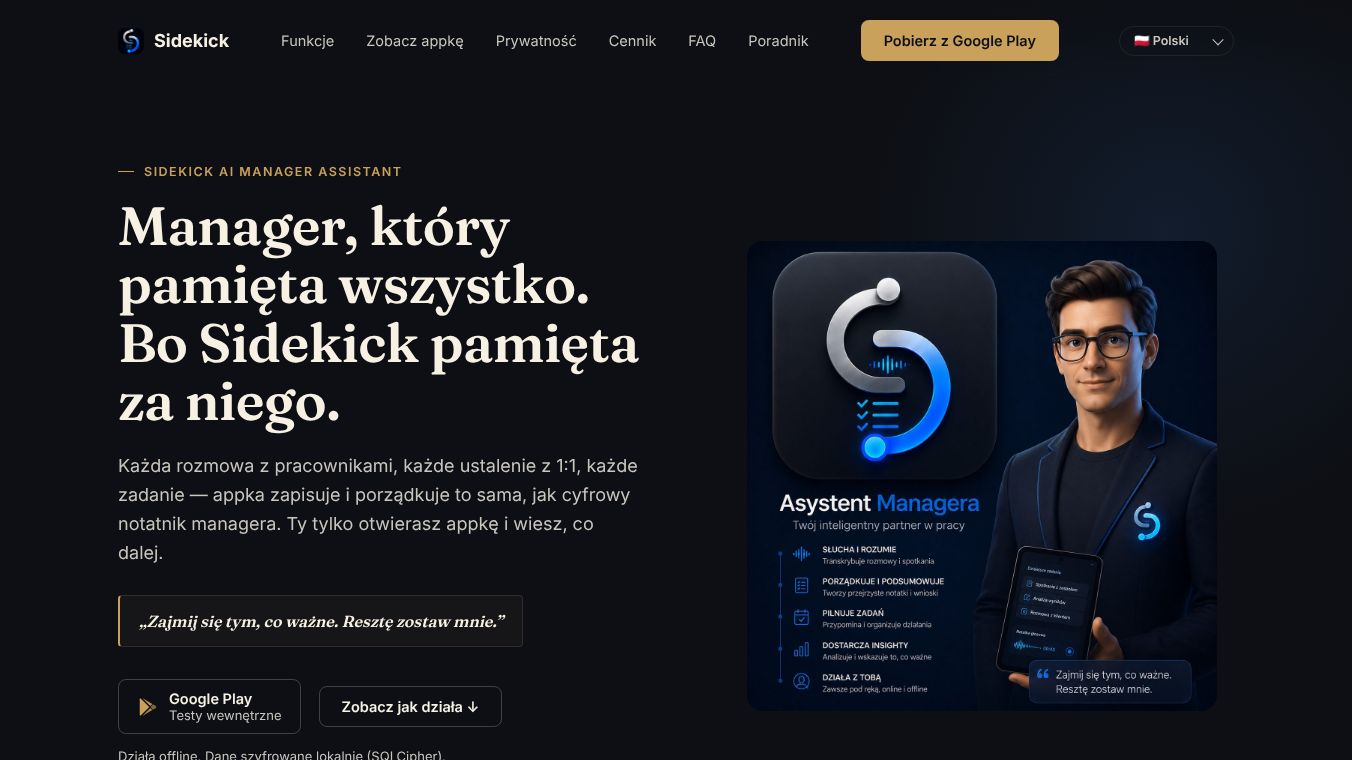 Sidekick AI Manager