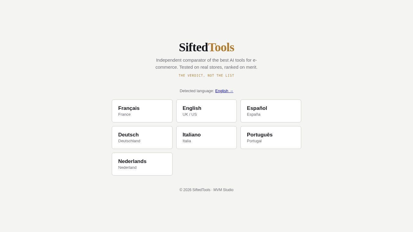 SiftedTools