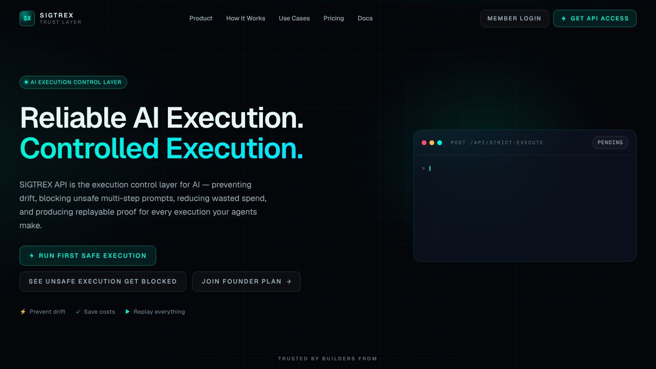 SIGTREX API