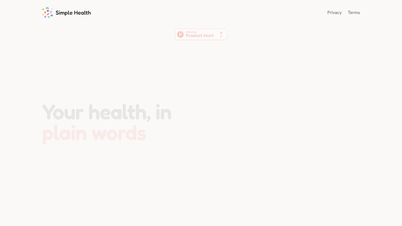 Simple Health — AI Health