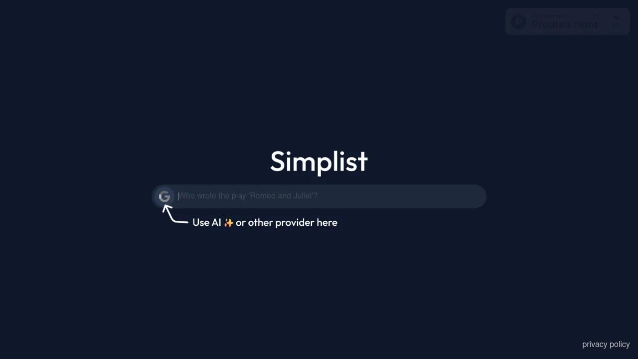 Simplist