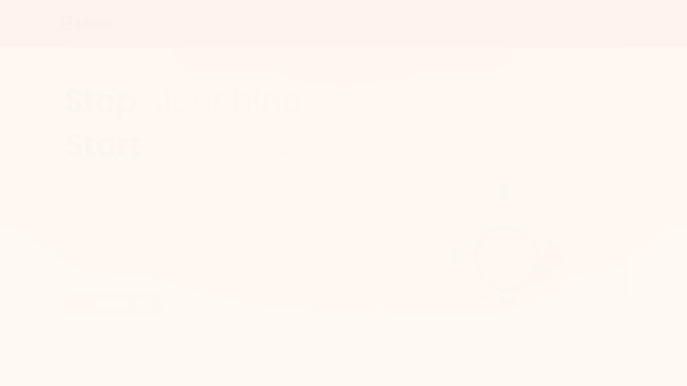 SitApp - Desktop AI posture coach