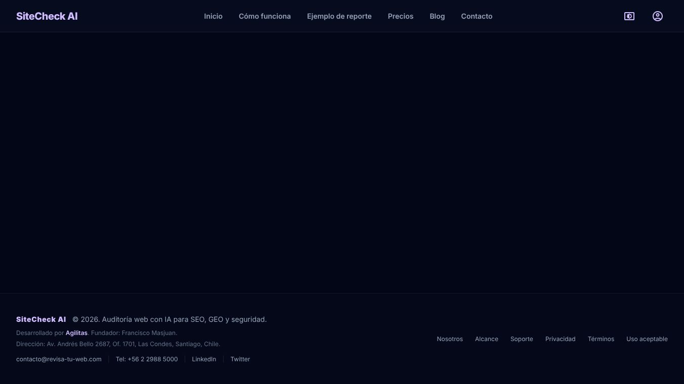 SiteCheck AI