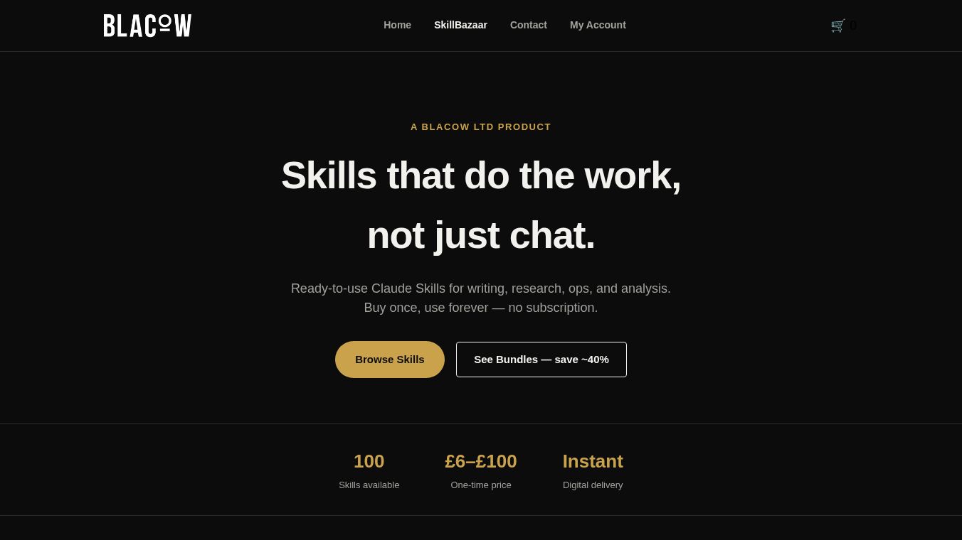 Skills Bazaar