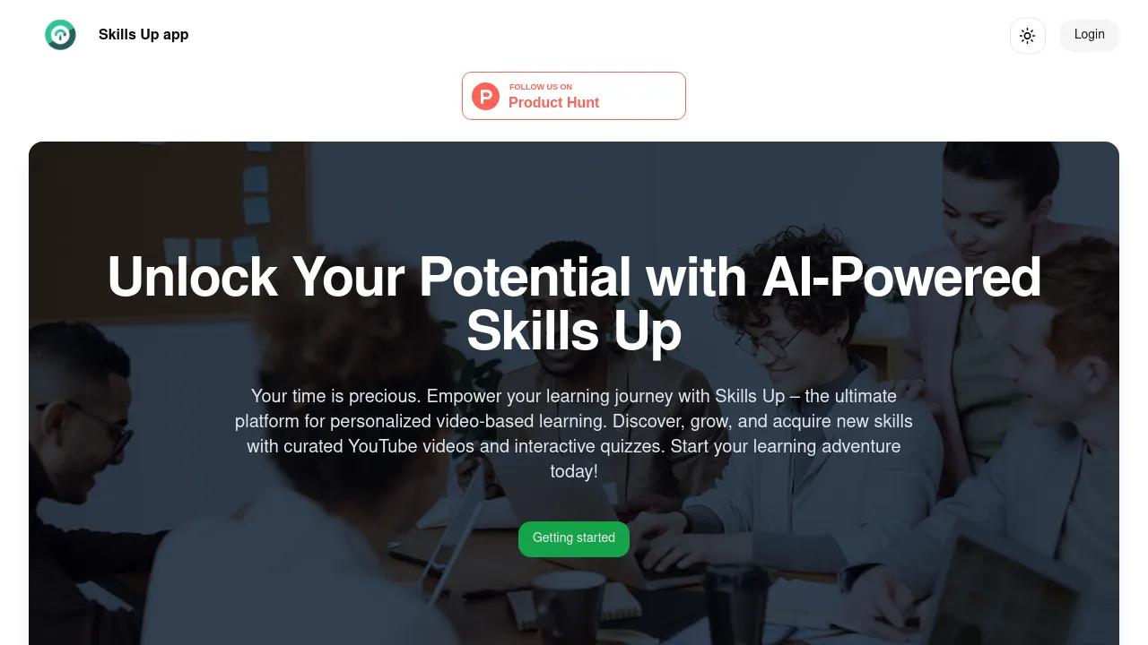 Skills Up : Your AI learning buddy