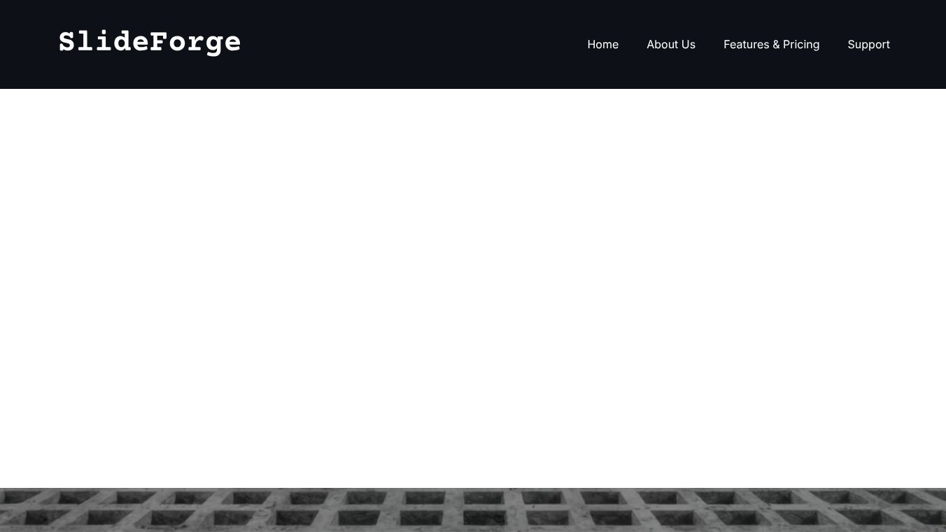 SlideForge PPT Slides AI