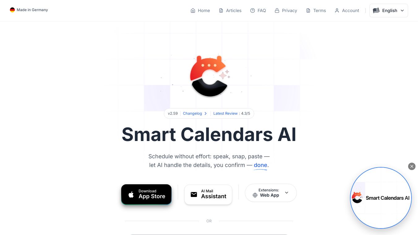 Smart Calendars AI 2.0