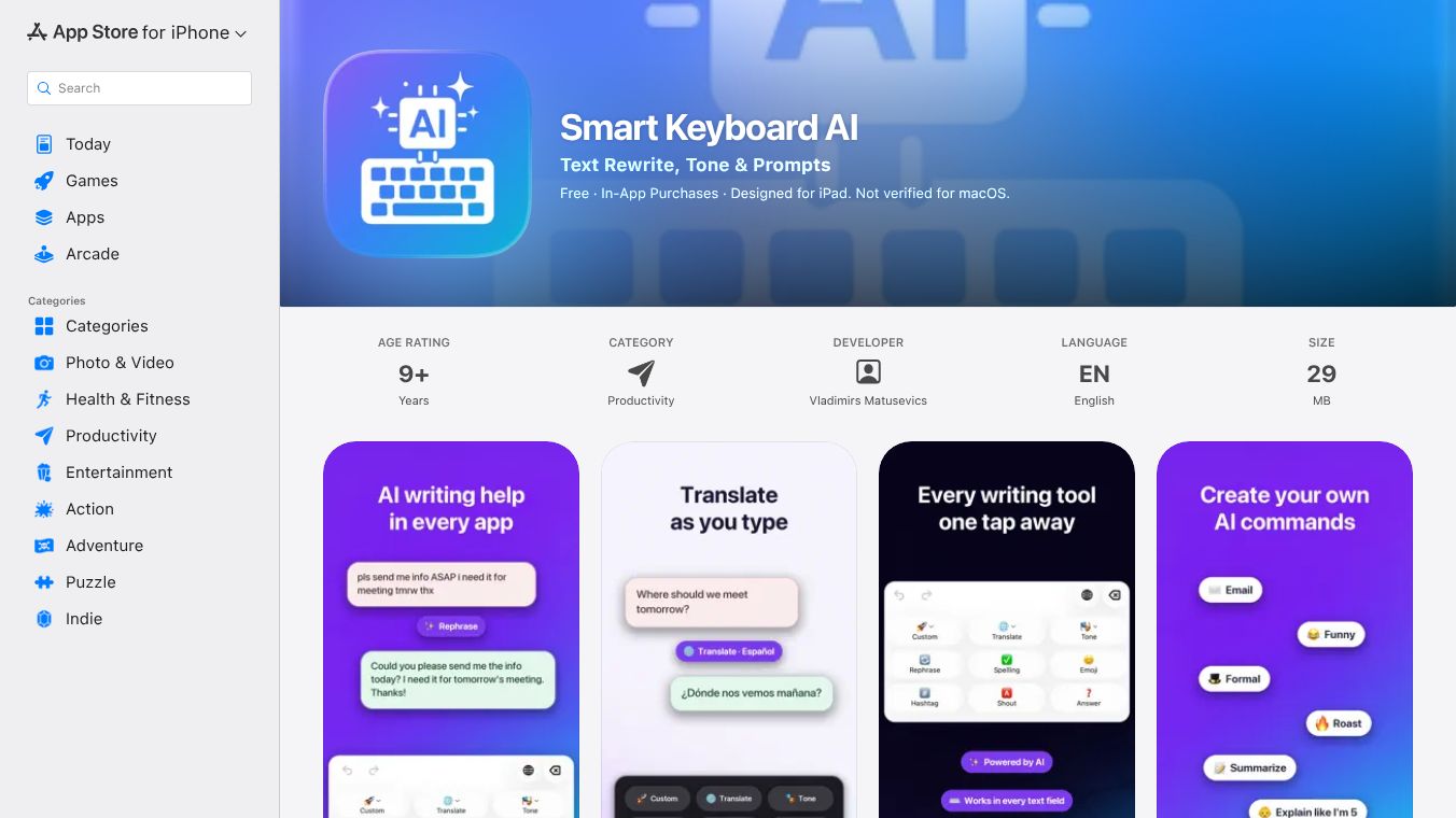 Smart Keyboard AI