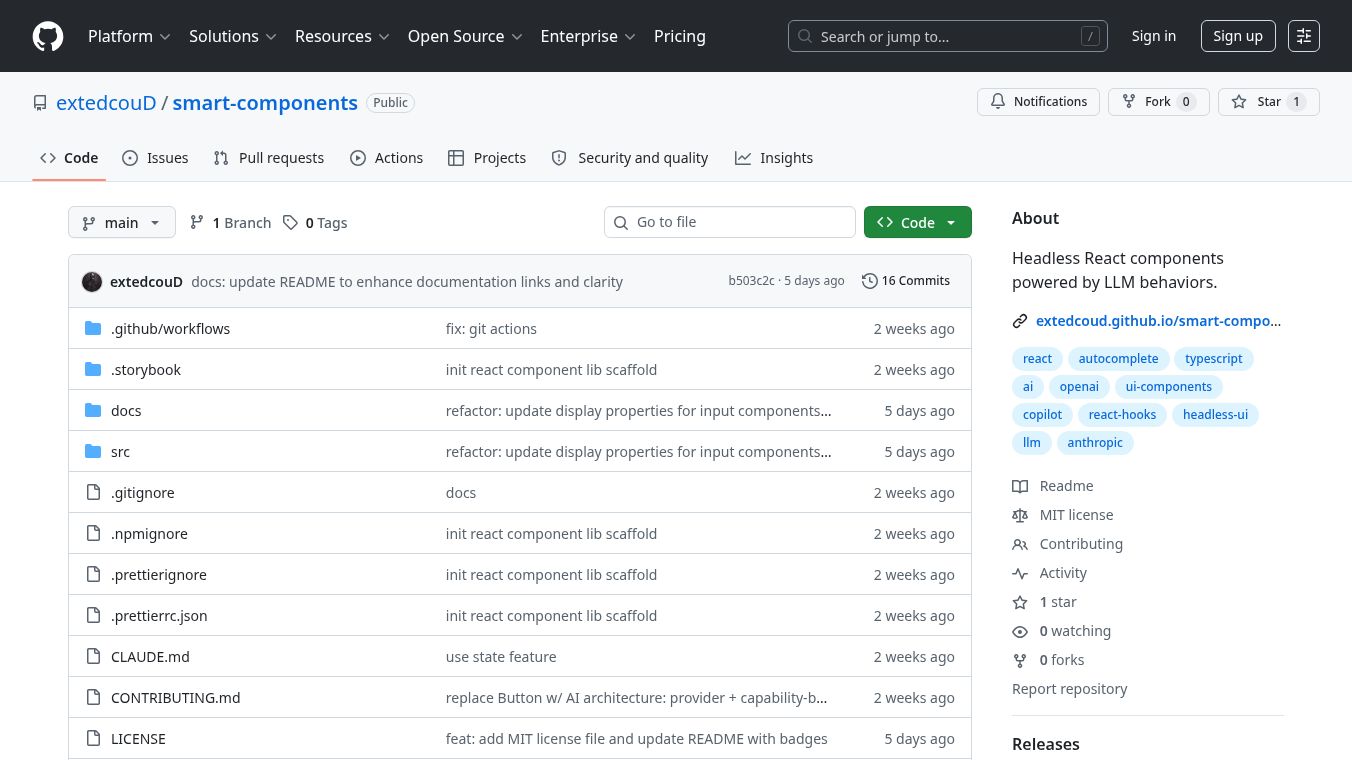 Smart React Components