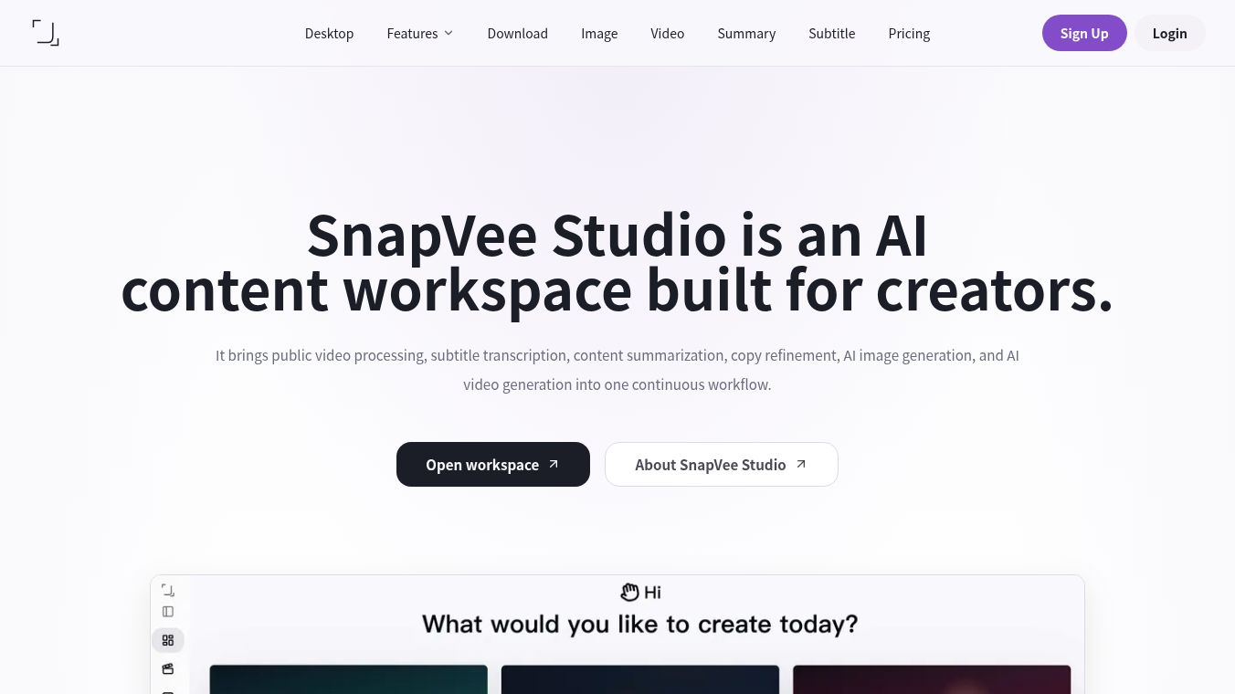 SnapVee Studio