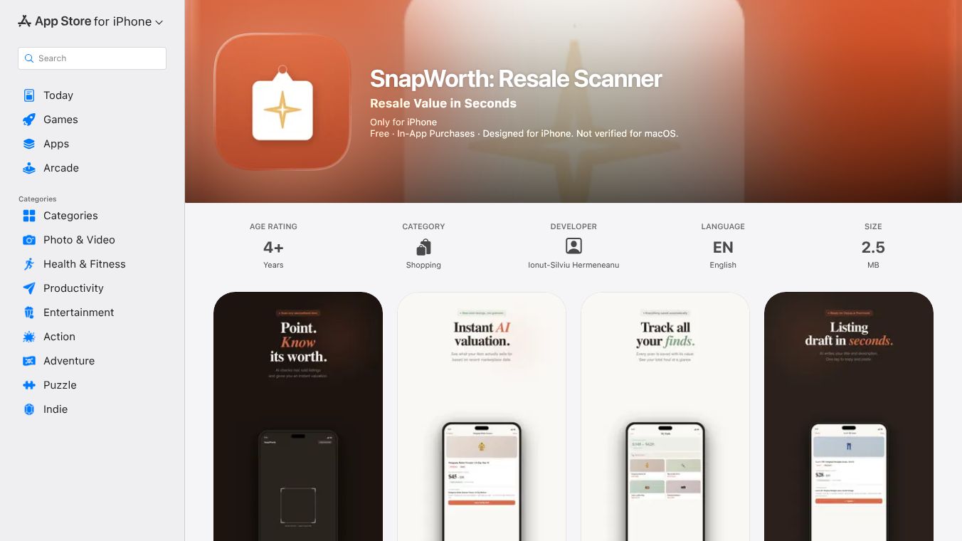 SnapWorth