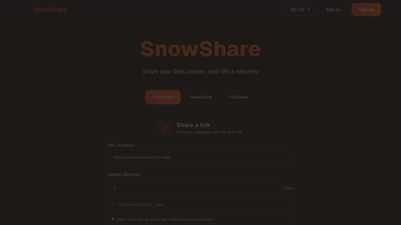 SnowShare