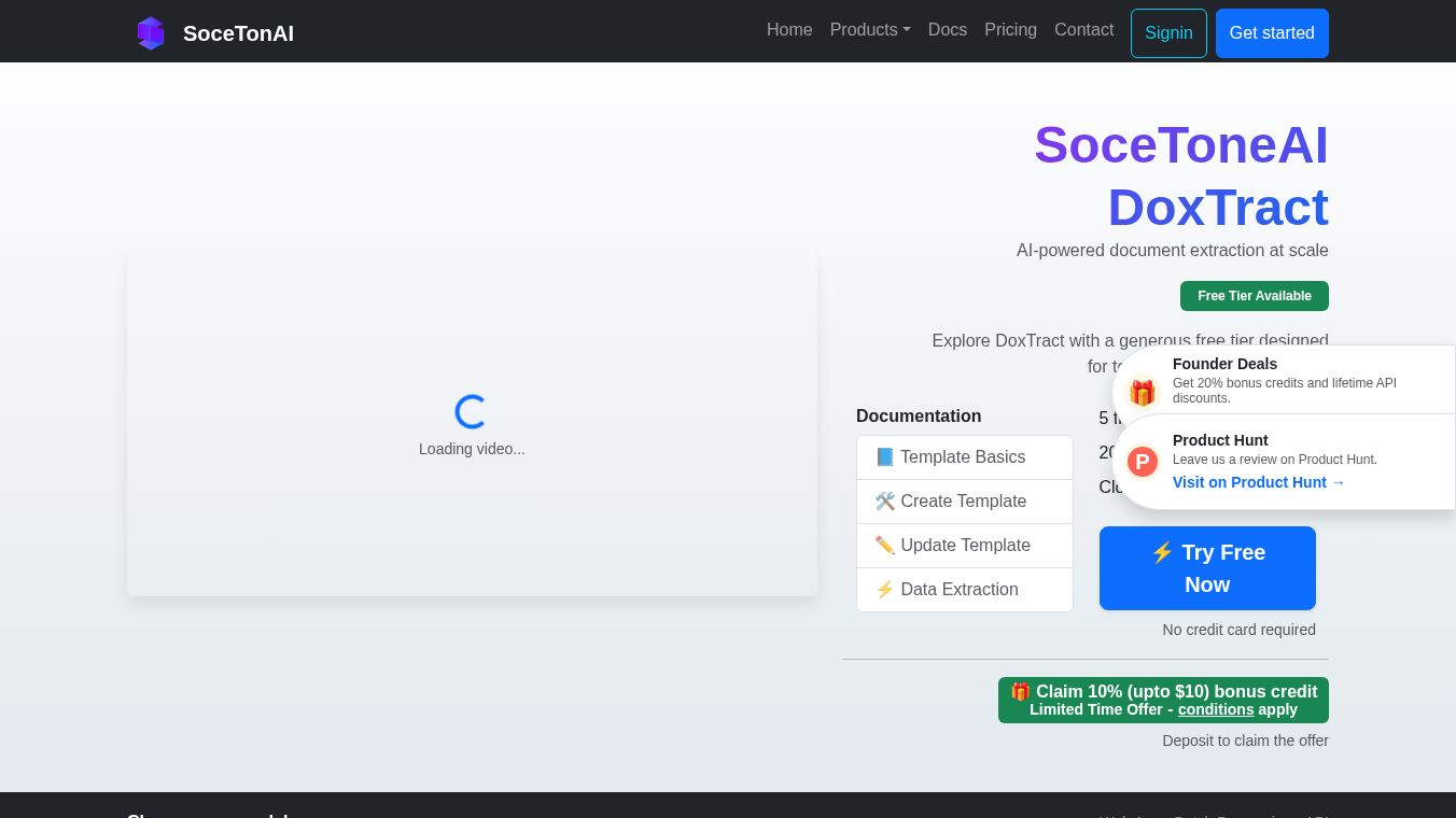 SoceTonAI DoxTract