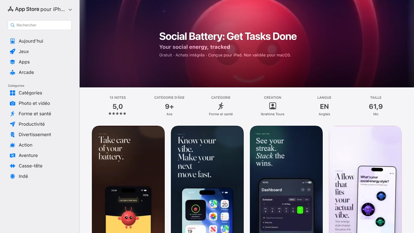 Social Battery: Get Tasks Done