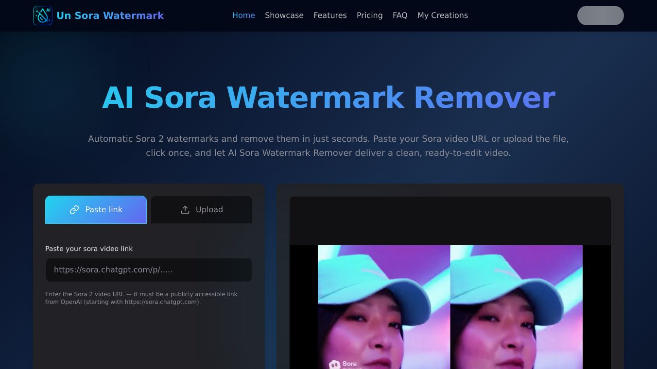 Sora watermark Remover