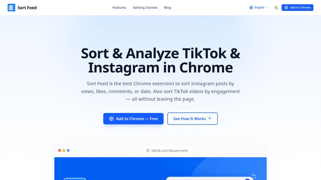 Sort Feed