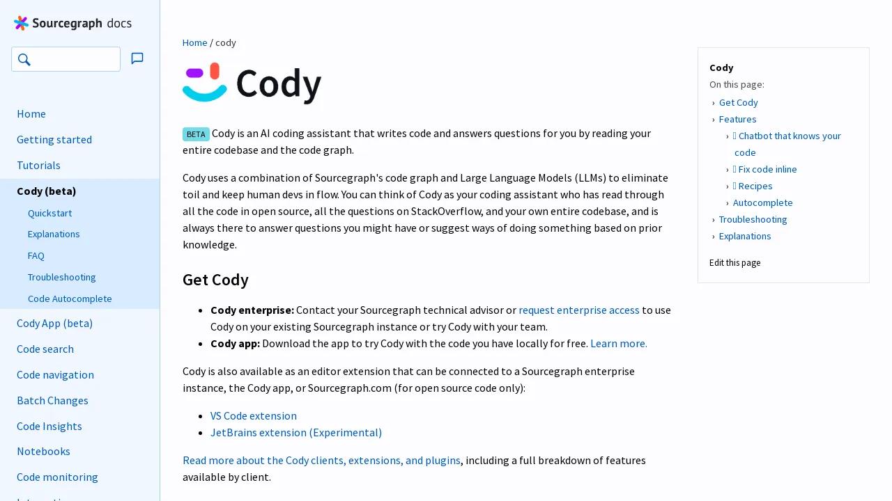 Sourcegraph Cody